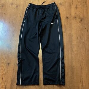 Nike Mens Black Joggers with White Accents